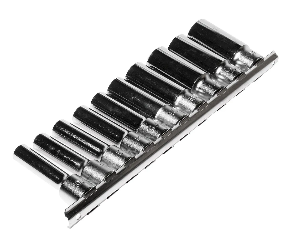 Набор головок торцевых 1/2" 6-ти гранных 10-24мм глубоких L=76мм 10 предметов JTC купить