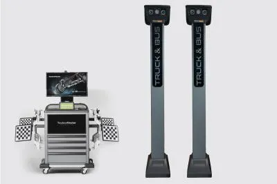 Стенд сход-развал 3D для грузовиков, до 4-х осей одновременно ТехноВектор 7 Truck P 7204 HTS4