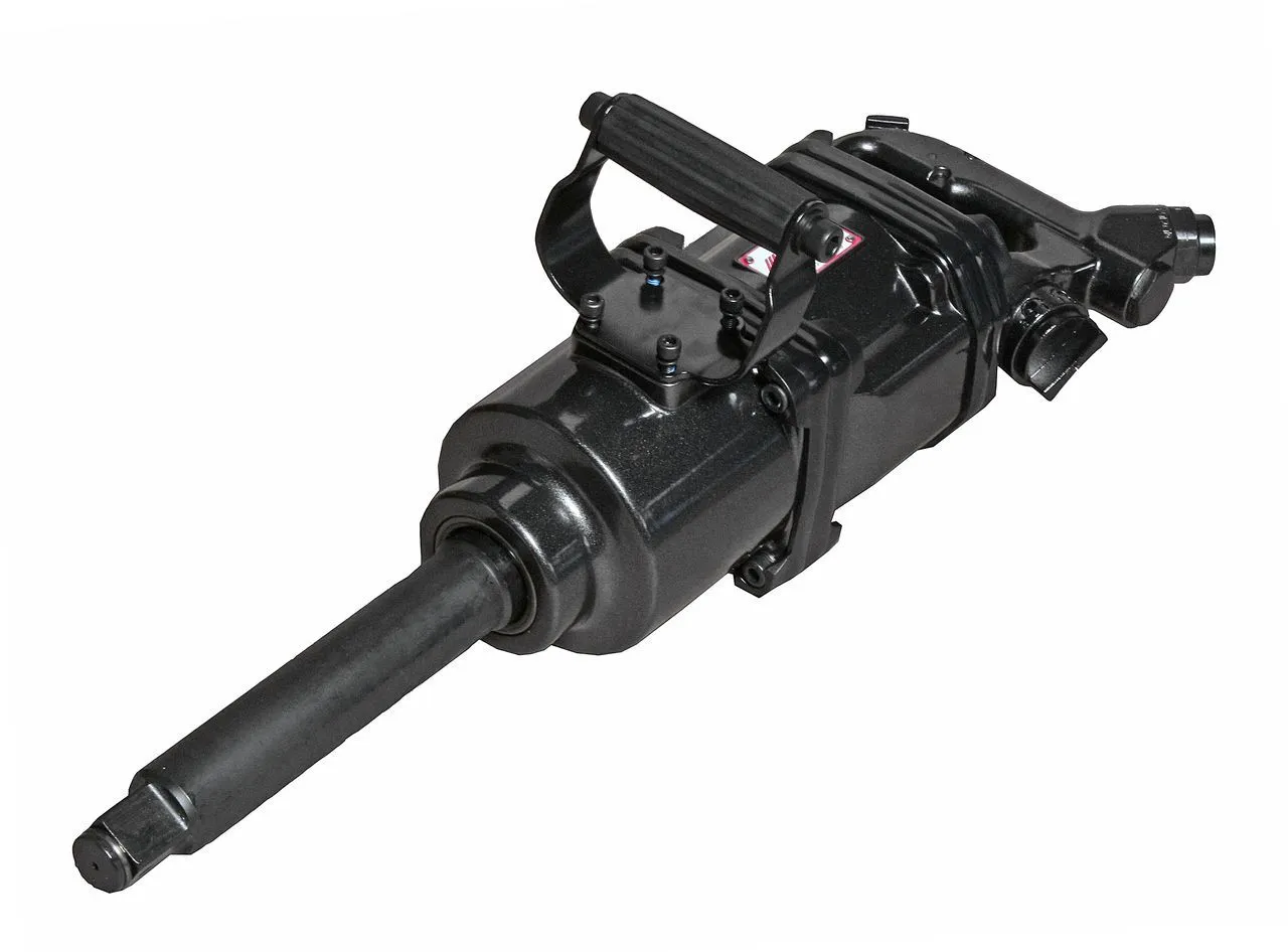 Гайковерт пневматический 1" 3390Нм 3700об/мин. 566л/мин. 90PSI шпиндель 203мм ударный L=622мм JTC купить