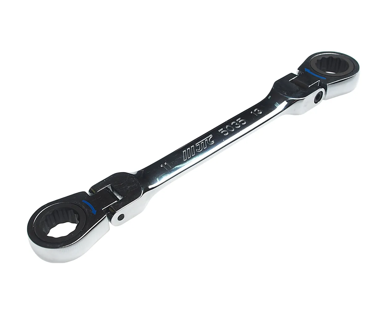 Ключ накидной 11х13мм трещоточный шарнирный L=169мм JTC купить