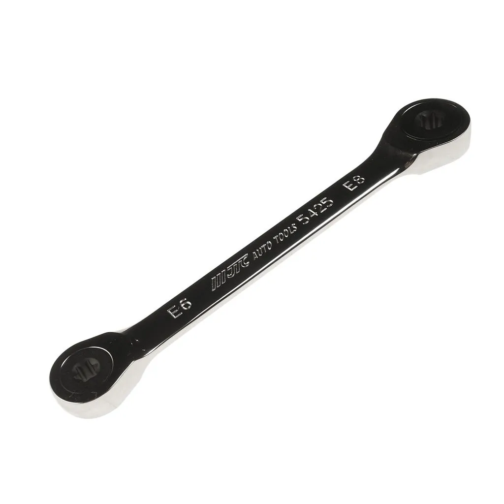 Ключ накидной TORX E6хE8 трещоточный JTC купить
