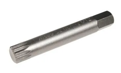 Бита SPLINE M12х75мм 10мм удлиненная S2 JTC
