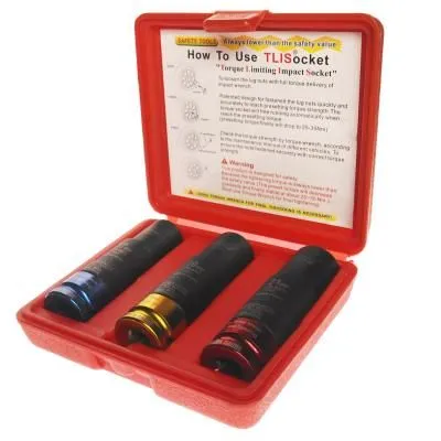 Набор головок торцевых ударных с фиксированным усилием 17,19,21мм 3 предмета в кейсе JTC