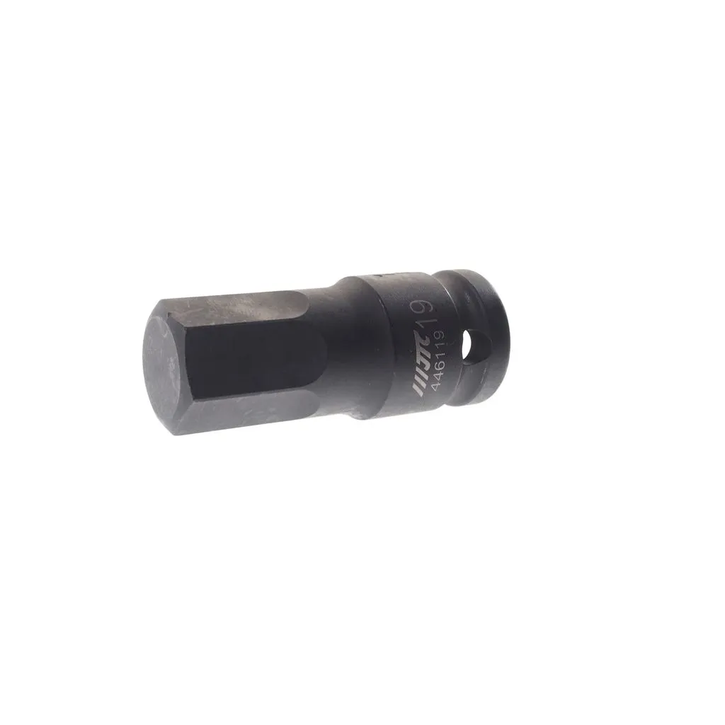 Головка торцевая 1/2" HEX H19х25мм ударная L=60мм JTC фото товара COMPASS MARKET Головка торцевая 1/2" HEX H19х25мм ударная L=60мм JTC купить
