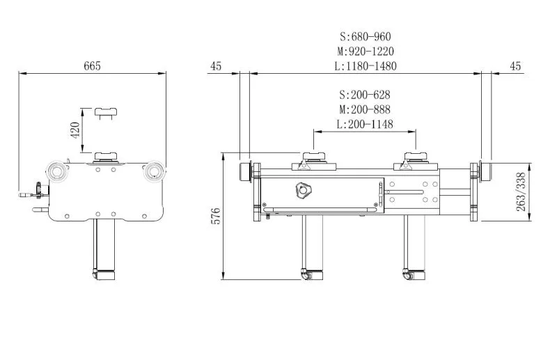 Электрогидравлический подъемник Подъемник канавный ROSSVIK PRO RPJ20-2, г/п 20т (S 680-960мм)