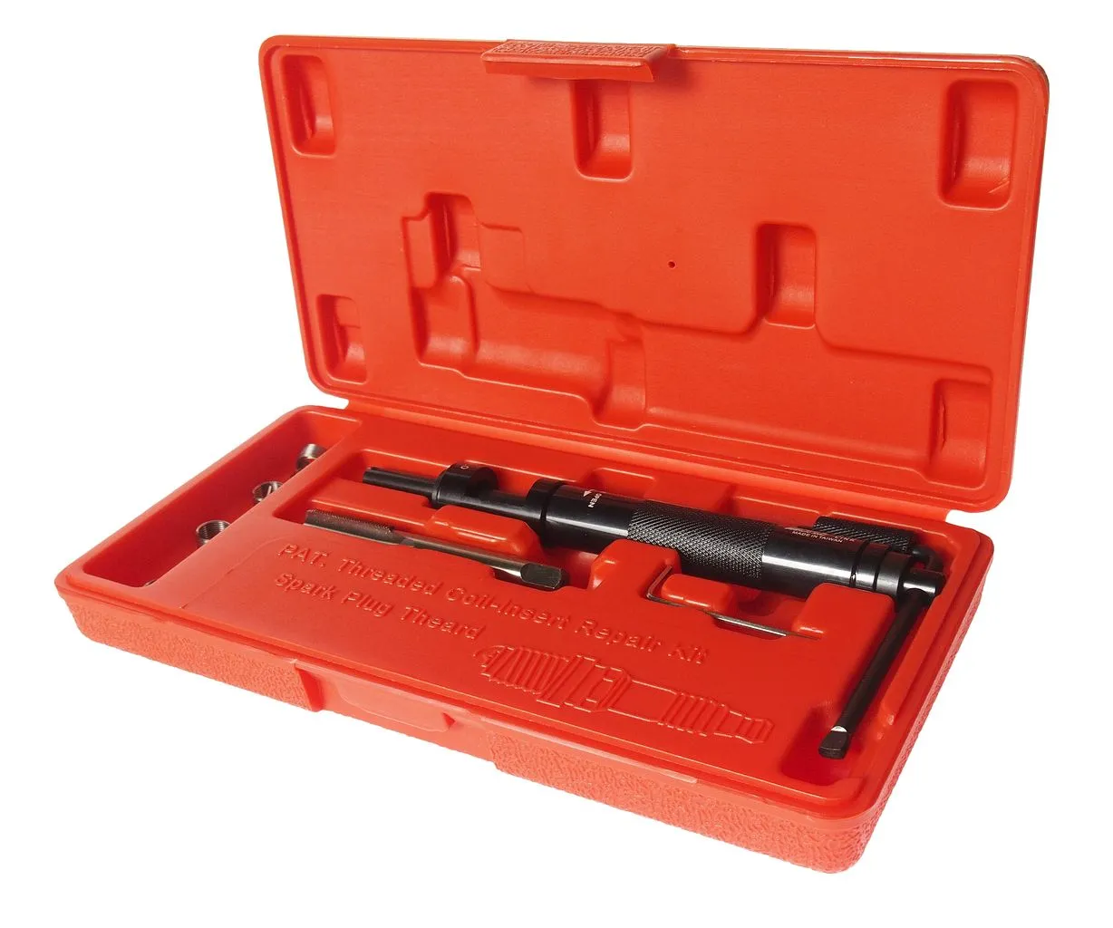 Набор инструментов для восстановления резьбы свечей зажигания (пружинная вставка М10х1.0) 5шт. JTC купить