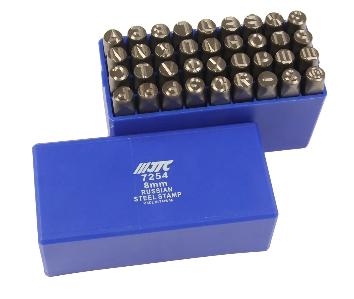 Клейма буквенные кириллица 8мм (HRC 60+-2град. DIN 1451) JTC купить