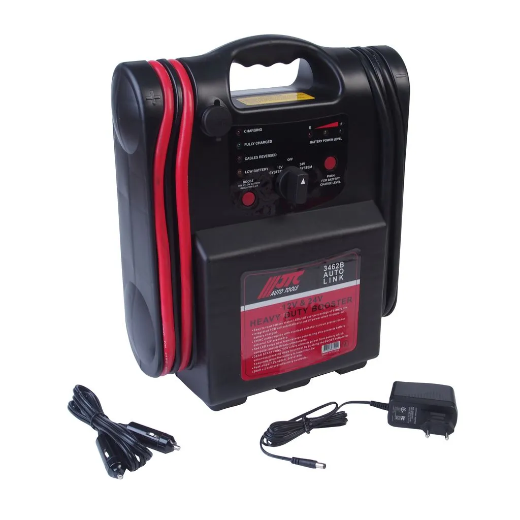 Устройство пусковое 12V 4200А 24V 2100А со встроенным аккумулятором 20Ач JTC купить