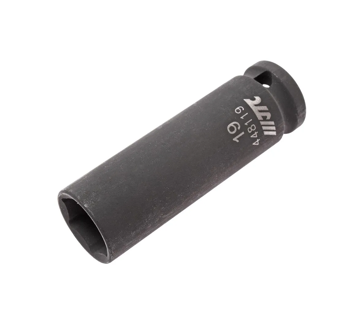 Головка торцевая 1/2" 19мм ударная тонкостенная глубокая L=82мм JTC купить