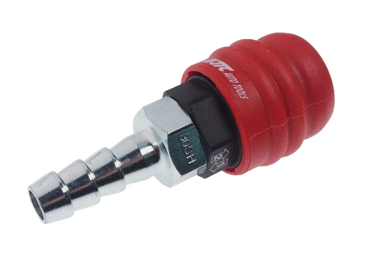 Переходник для компрессора 11.3мм быстросъемный штуцер "елочка" композитный двухрежимный JTC купить