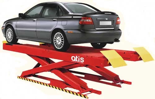 Электрогидравлический подъемник X730A Ножничный подъемник под сход развал, грузоподъемность 7.3 т.