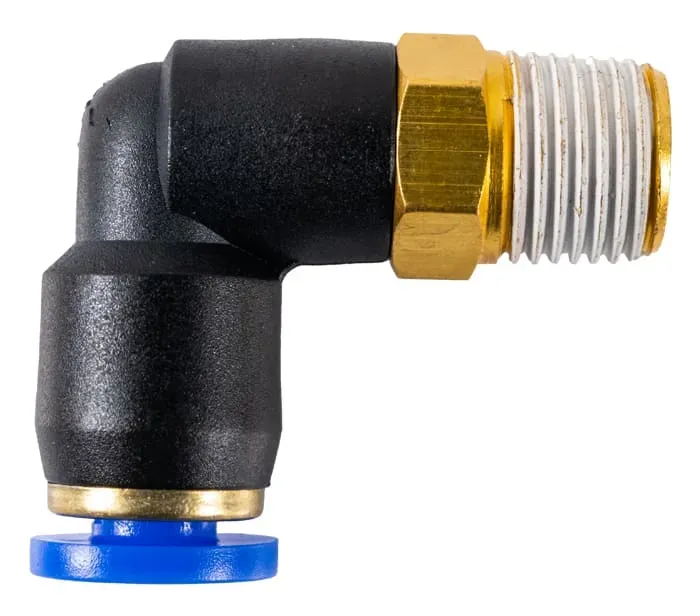 Фитинг угловой 90°, разъем 4-1/8 STD202 (пластик) 0306035 0306035 купить