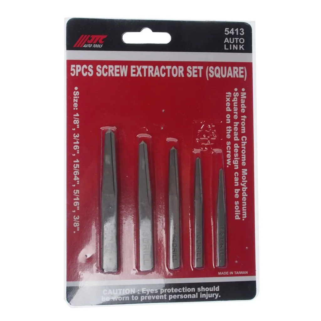 Набор экстракторов 1/8"-3/8" забивных 5 предметов JTC купить