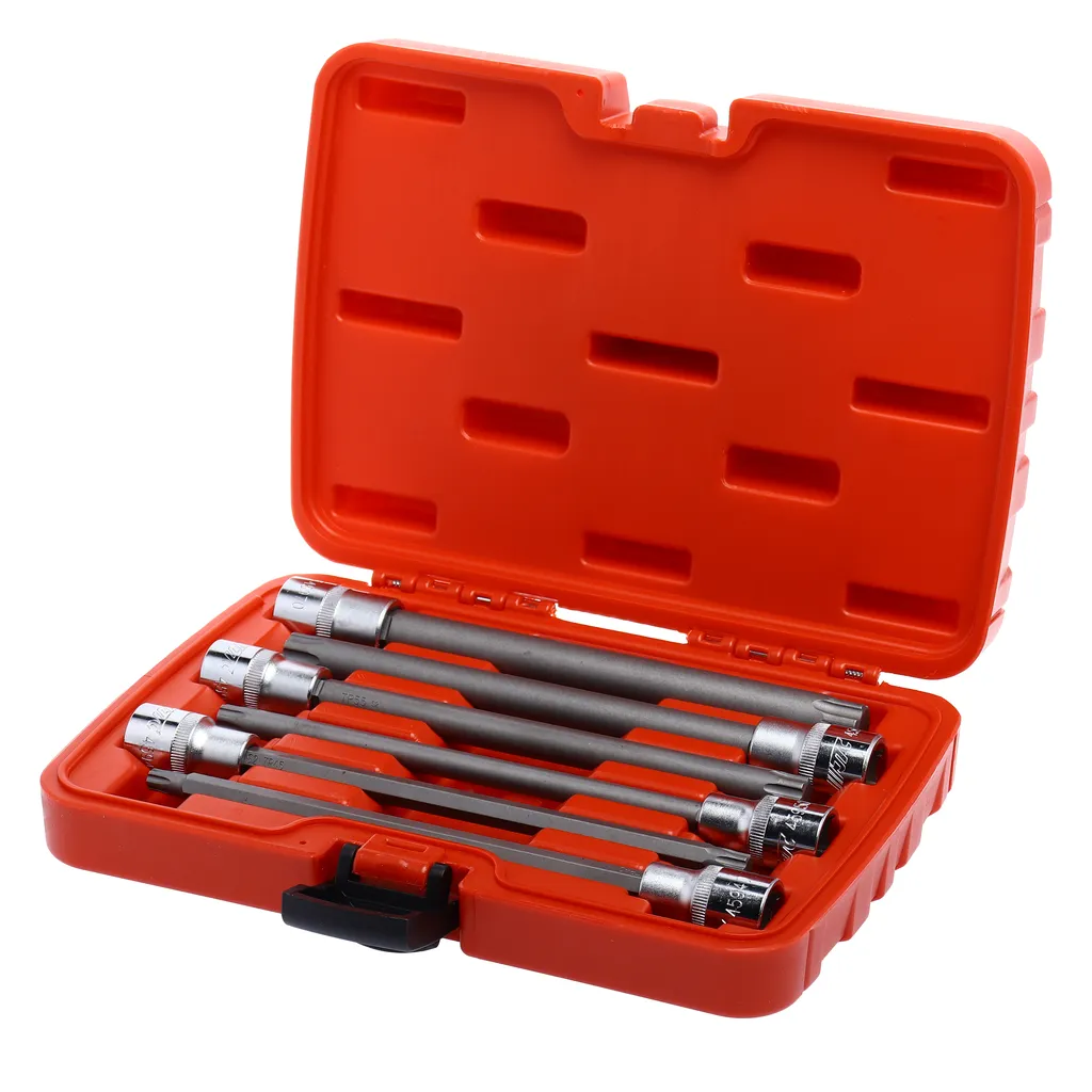 Набор головок торцевых и насадок 1/2" 6-ти гранных TP40-TP70 удлиненные 6 предметов в кейсе JTC купить