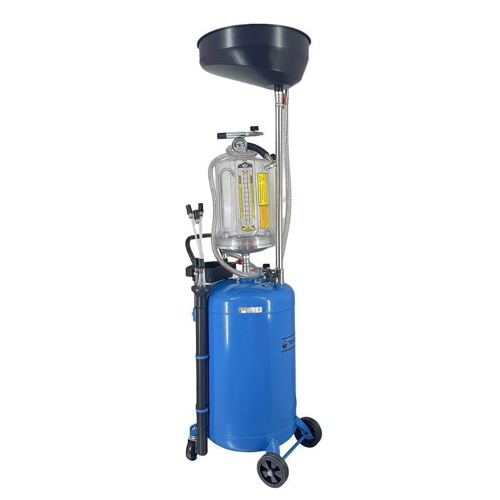 ТЕМП TOC-365 Установка для слива масла c щупами и предкамерой, 70 л