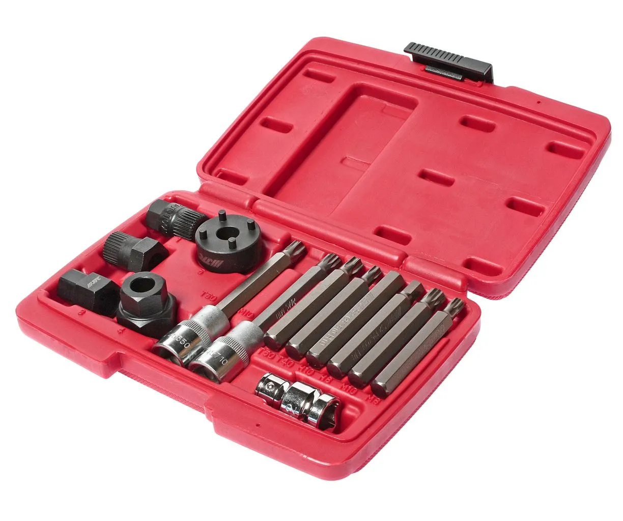 Съемник шкивов генераторов 14 предметов в кейсе JTC купить