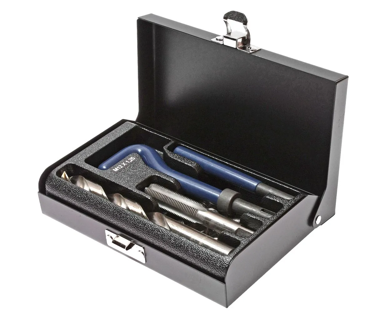 Набор инструментов для восстановления резьбы (вставки М12х1.25, L=16.3мм, 10шт.) 14 предметов JTC купить