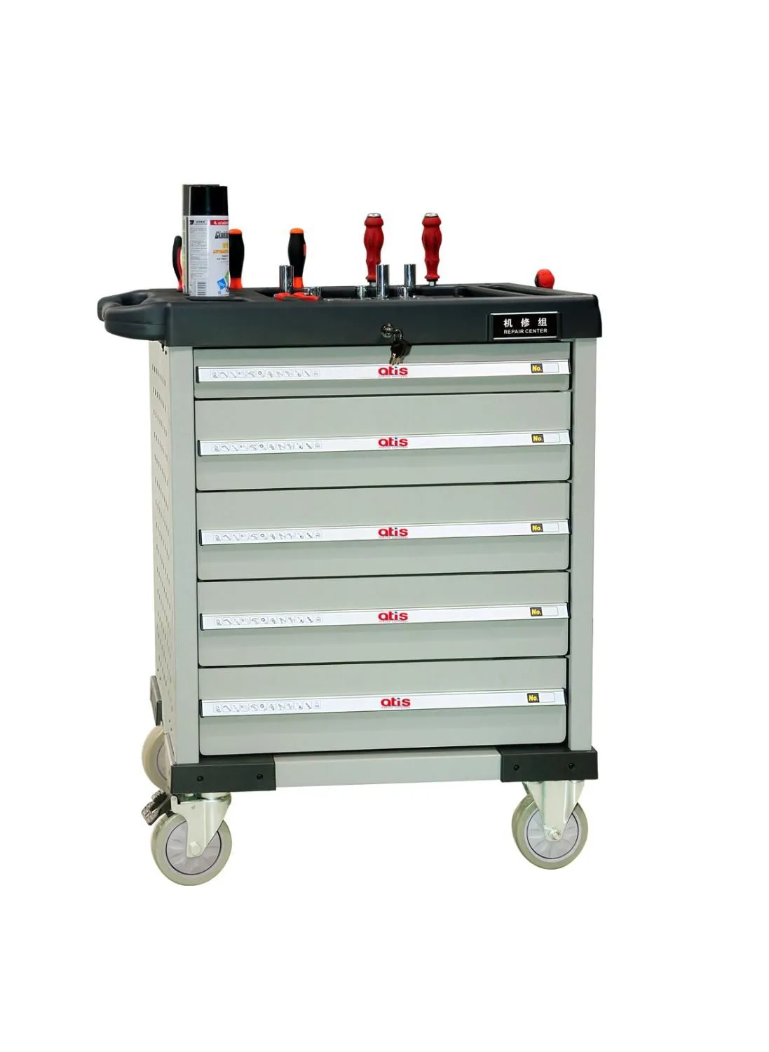 CT706 Инструментальная тележка 350кг, 6 полок, габариты 800*470*900мм купить