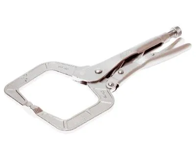 Зажим 11" С-образный с фиксатором L=280мм JTC