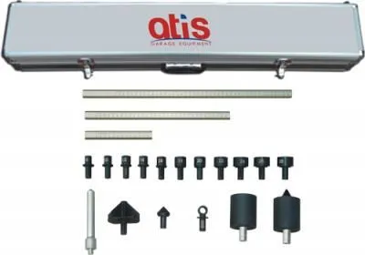 DC-M3 Измерительная телескопическая линейка 2235 мм, магнитные наконеченики, 15 насадок, CD диск с электронной базой данных, кейс для хранения