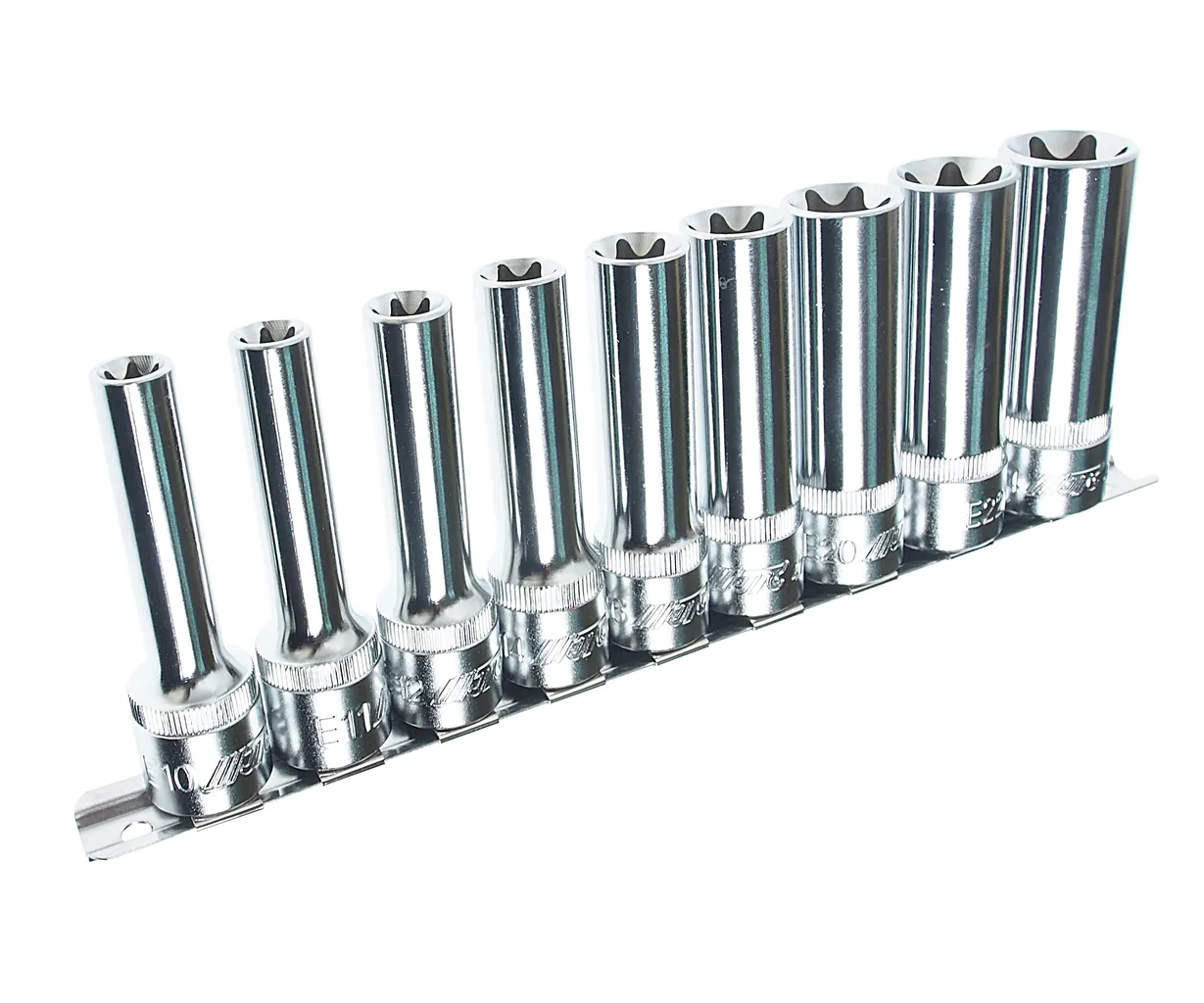 Набор головок торцевых 1/2" TORX Е10-Е24 удлиненных 9 предметов JTC купить