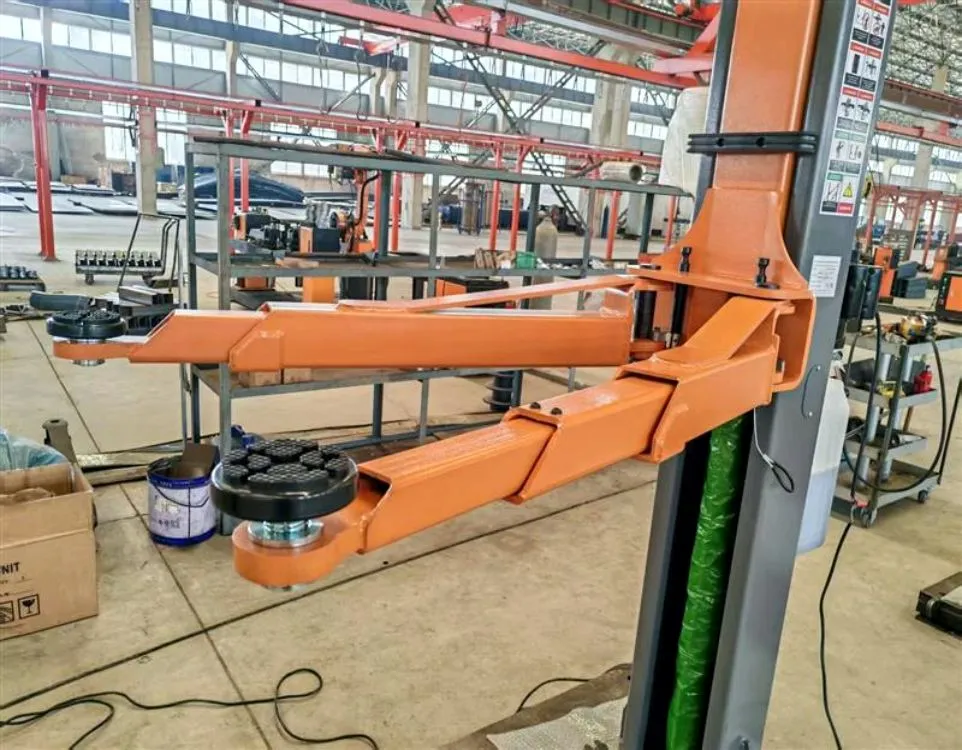 Электрогидравлический подъемник ТЕМП T4 Подъёмник электрогидравлический двухстоечный с нижней синхронизацией, 4 т, серый