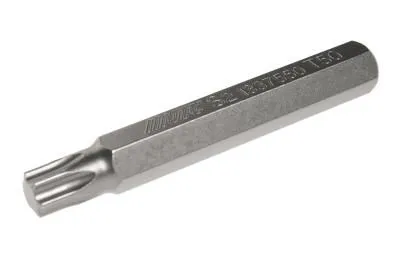 Бита TORX Т50х75мм 10мм удлиненная S2 JTC