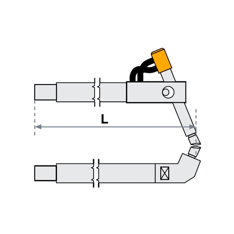 FUBAG Верхнее плечо наклонное O 22 х 400мм для серии SG 4-6