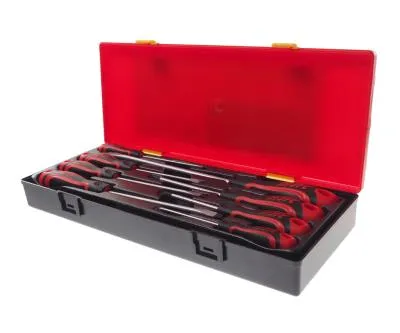 Набор отверток силовых SL 6шт.,PH 2шт. 8 предметов JTC