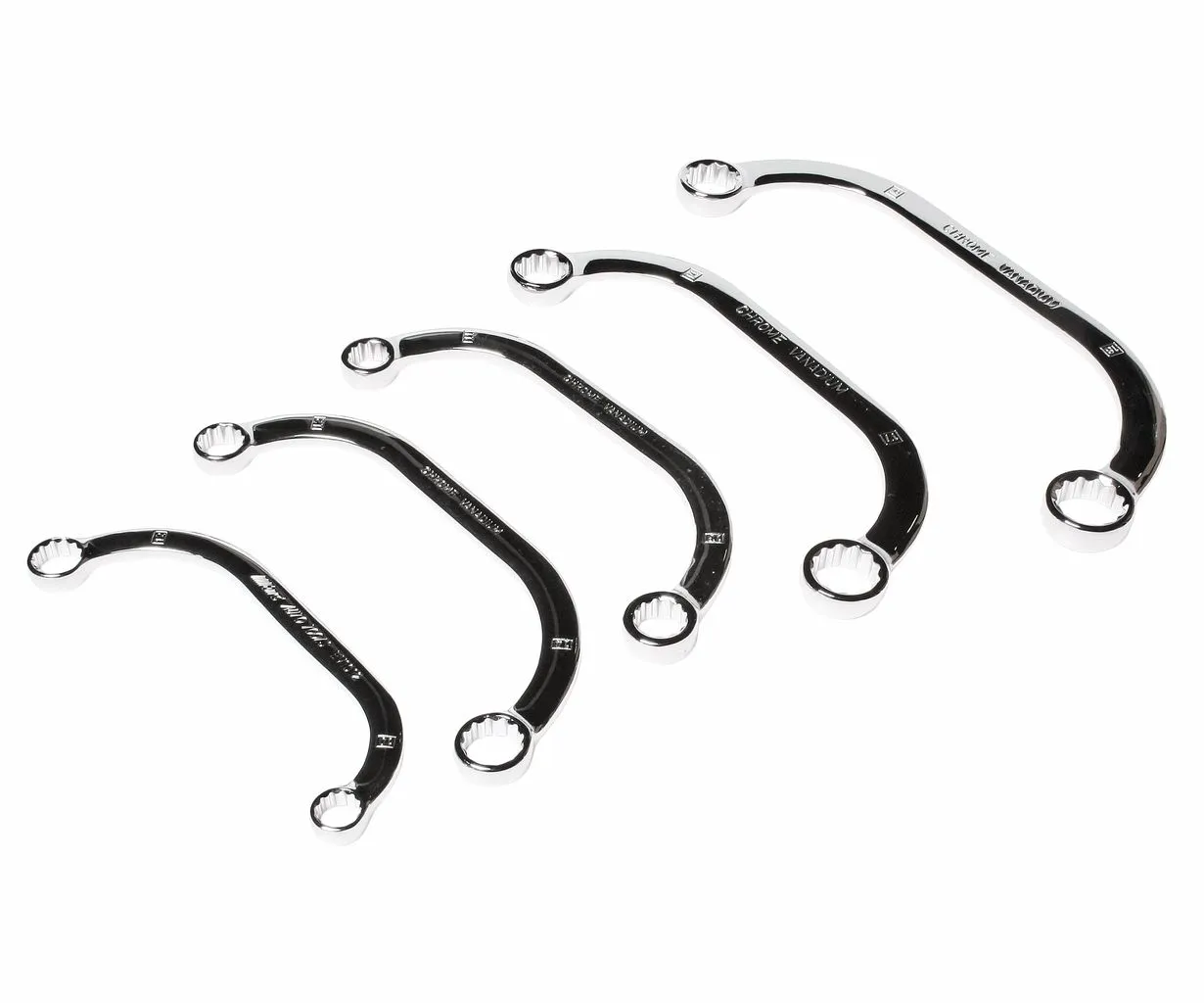 Набор ключей накидных 10-18мм С-образных 12-ти гранных 5 предметов JTC купить