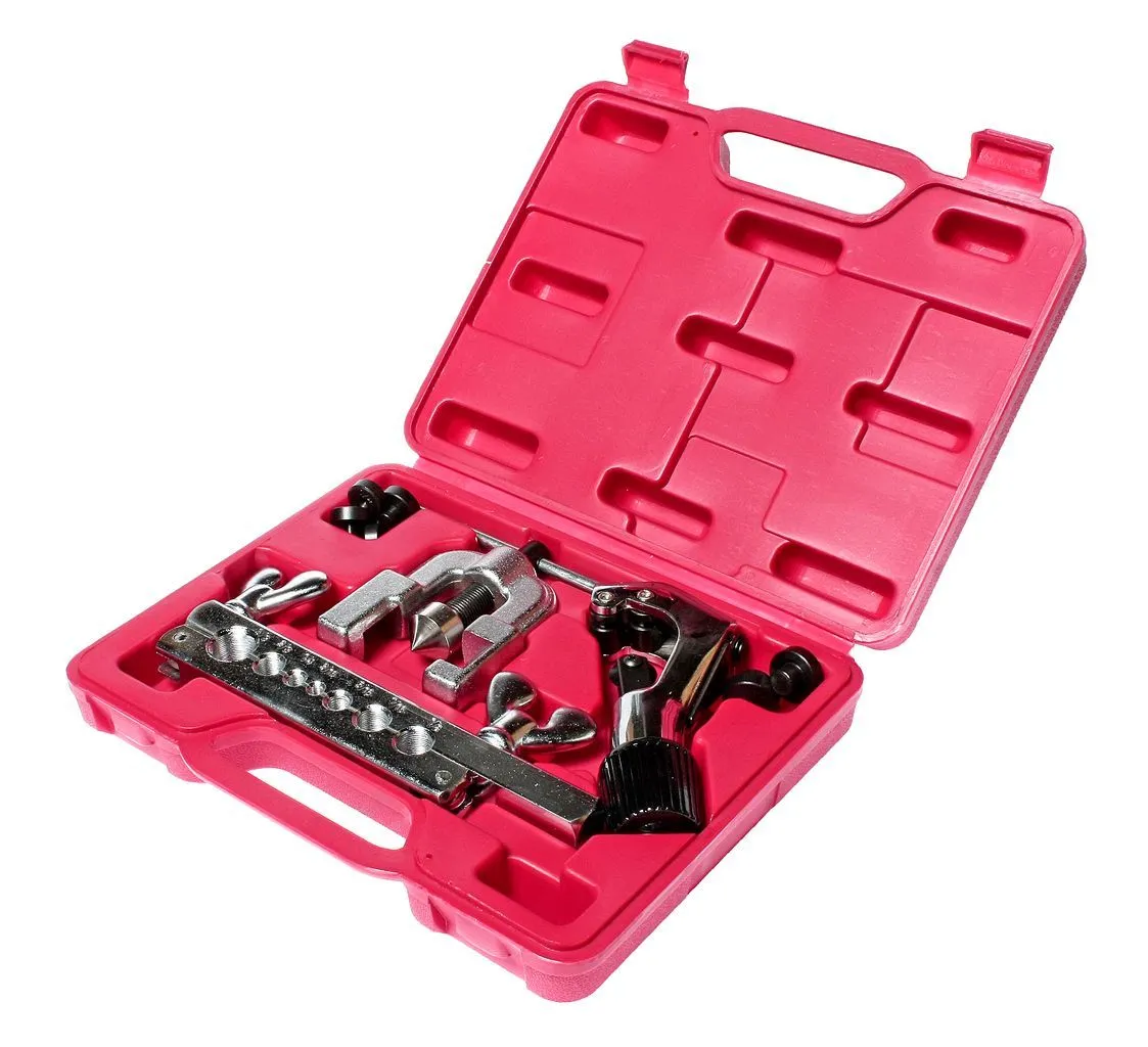 Набор инструментов для резки и развальцовки трубок 9 предметов в кейсе JTC купить