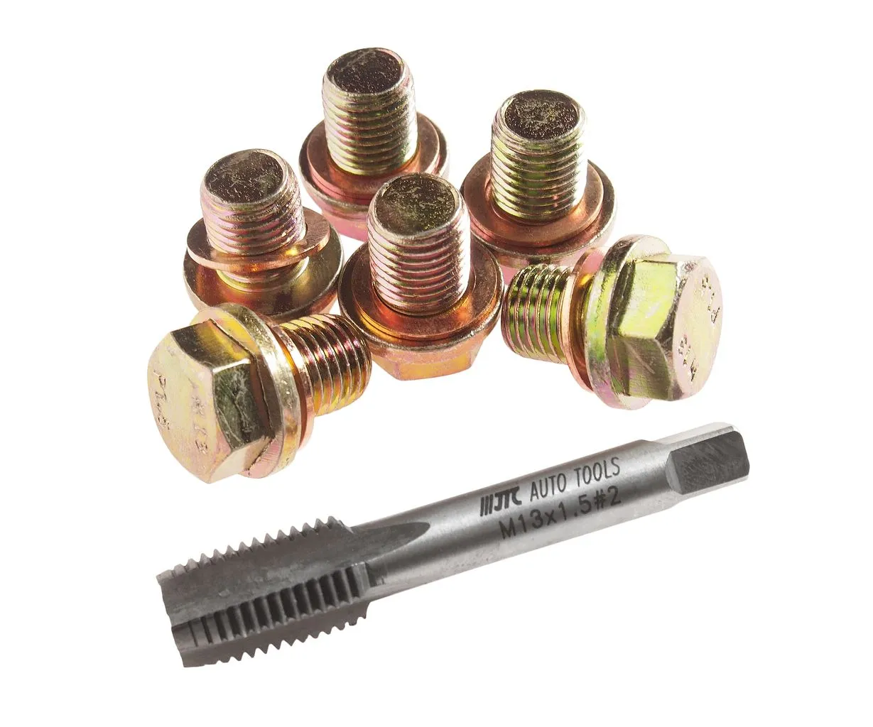 Набор инструментов для восстановления резьбы маслосливных отверстий 13мм в боксе JTC купить