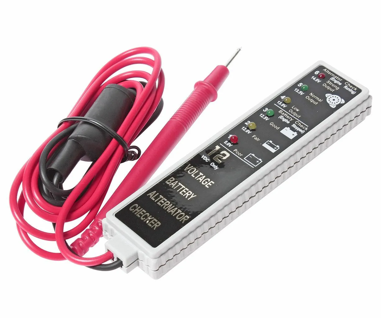 Тестер для АКБ и генератора со световым индикатором JTC купить