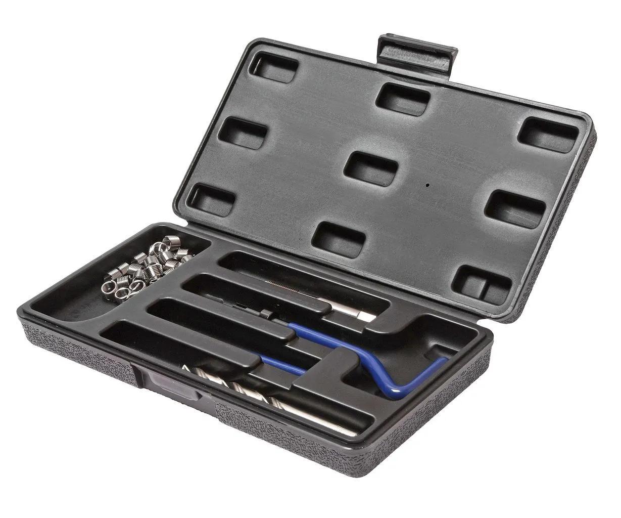 Набор инструментов и вставок для восстановления резьбы М14х1.25мм L=12.4мм 9 предметов JTC купить