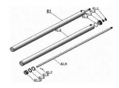 Цилиндры для четырехстоечных подъемников
