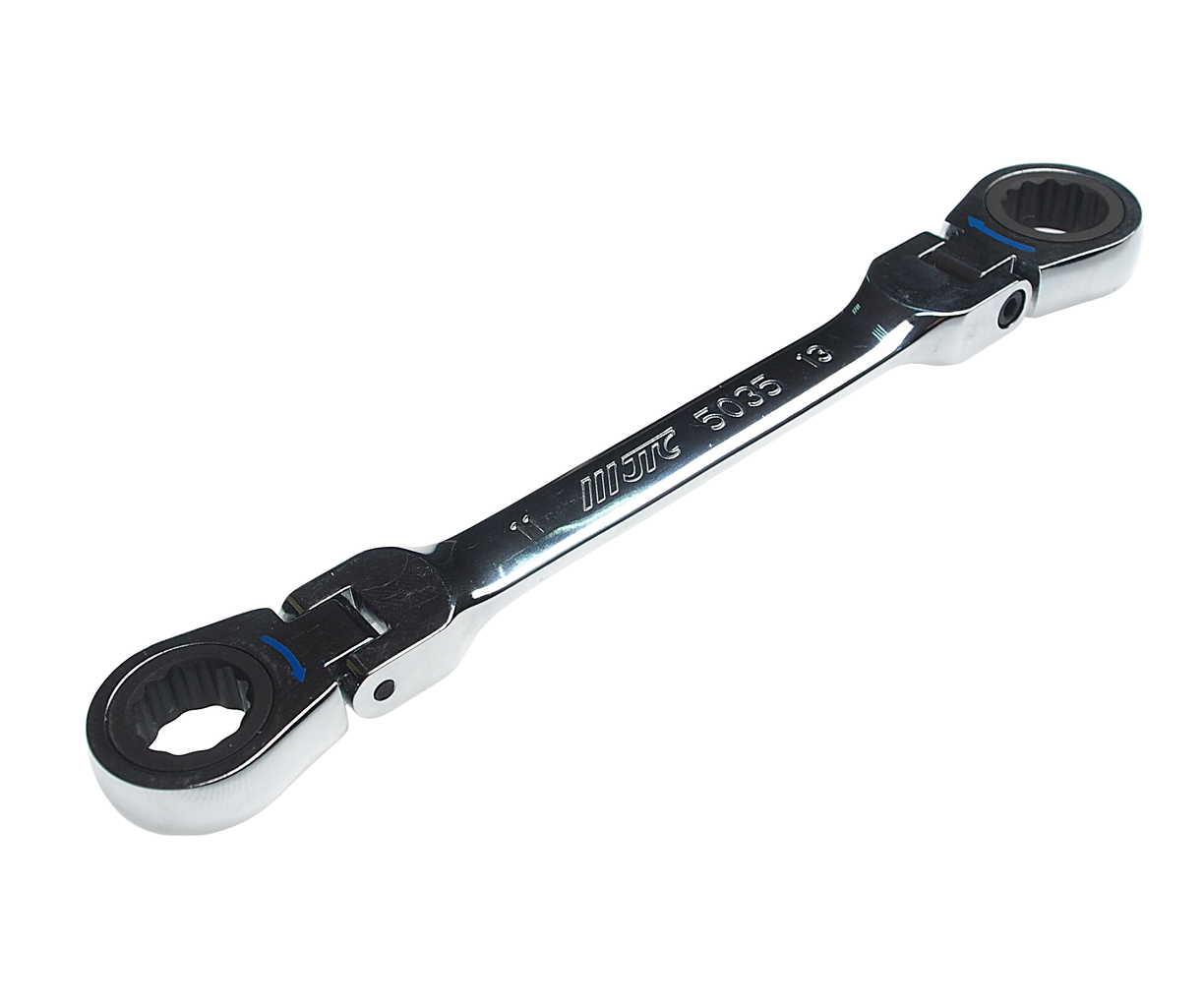 Ключ накидной 11х13мм трещоточный шарнирный L=169мм JTC купить